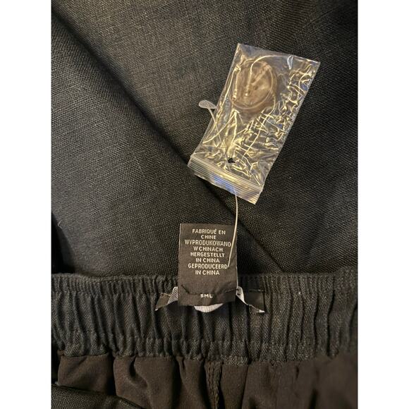 NWOT Tahari Womens Navy Blue Linen Skirt Skort XS A-Line Sailor Mini Pockets - Picture 9 of 11